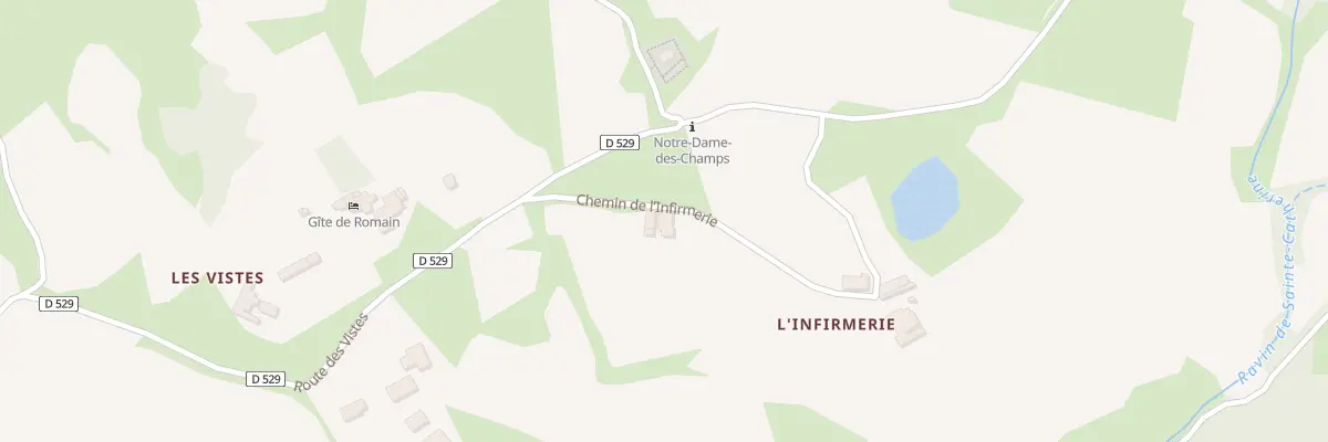 Plan du 5028 L’Infirmerie à Vercoiran