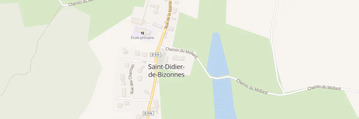 Plan du 4 Chem du Mollard à Saint-Didier-de-Bizonnes