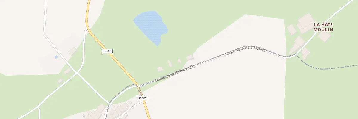Plan du 3 Rte de la Haie Moulin à Lissey