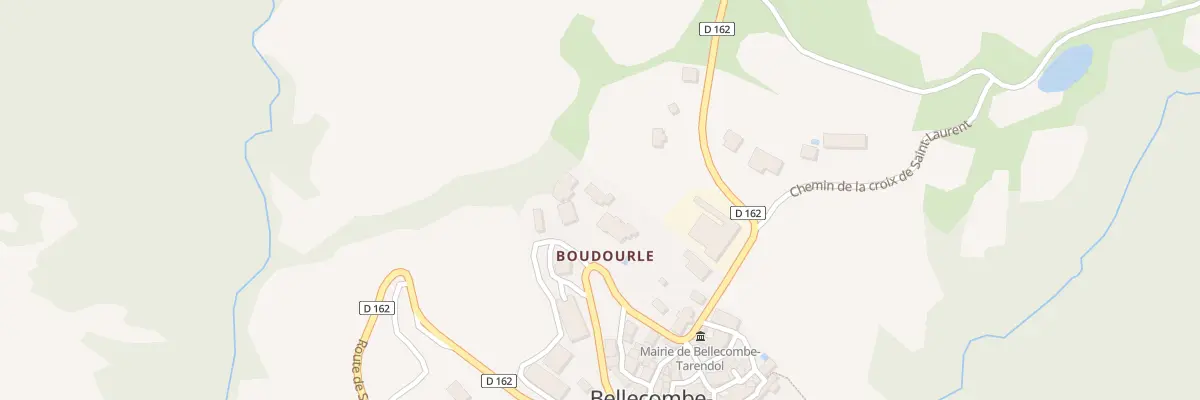 Plan du 5048 Boudourle à Bellecombe-Tarendol