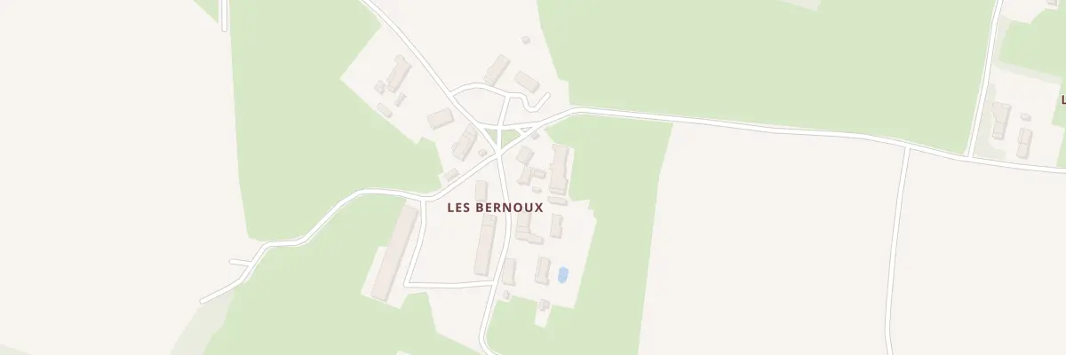Plan du 5 Ham les Bernoux à Bosjean