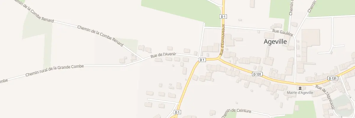 Plan du 3 Rue de l’Avenir à Ageville