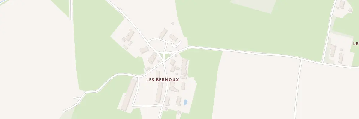 Plan du 3 Ham les Bernoux à Bosjean