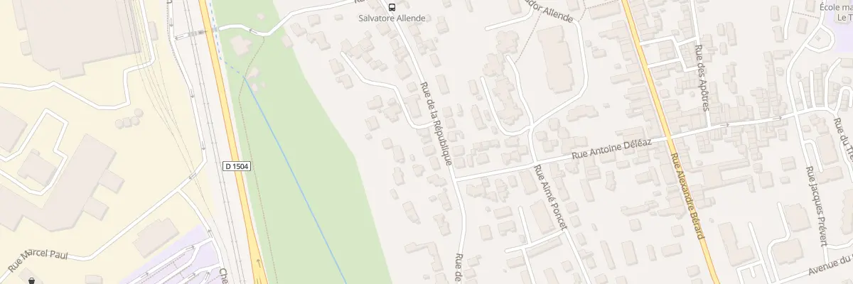 Plan du 173 Rue de la République à Ambérieu-en-Bugey