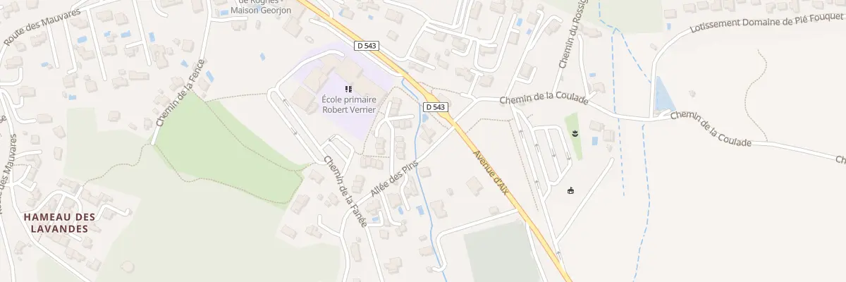 Plan du 10 Av d’Aix à Rognes