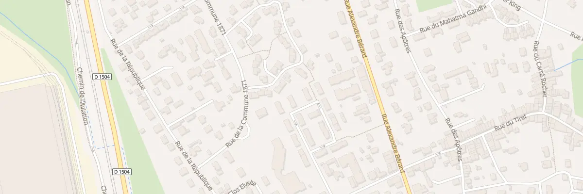 Plan du 19 Rue Maryse Bastié à Ambérieu-en-Bugey