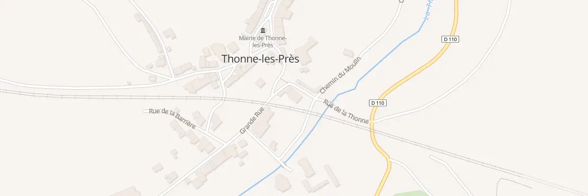 Plan du 3 Rue de la Thonne à Thonne-les-Près