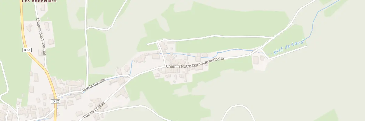 Plan du 143 Che Notre Dame de la Roche à Salavre