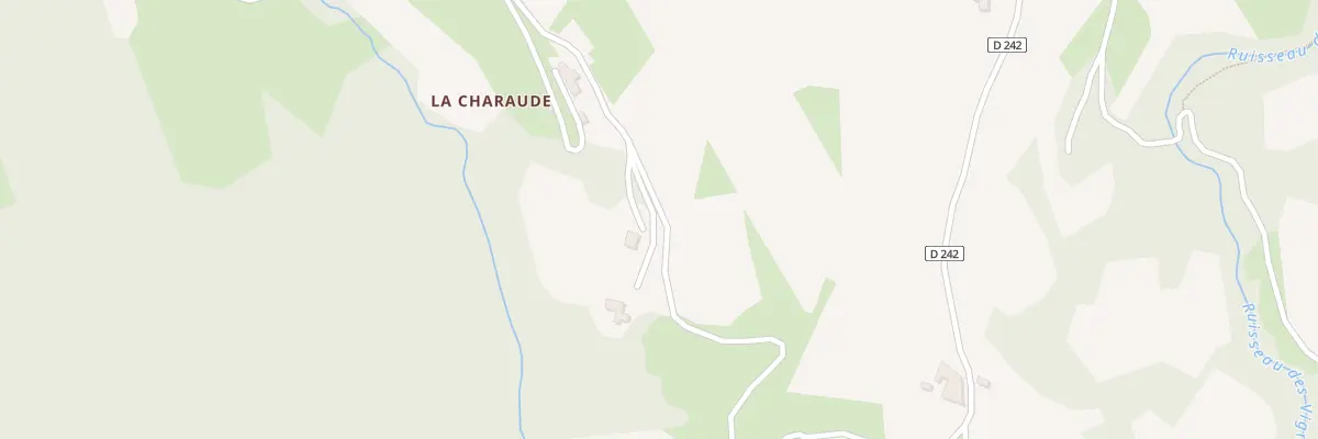 Plan du 5104 La Charaude à Vercoiran