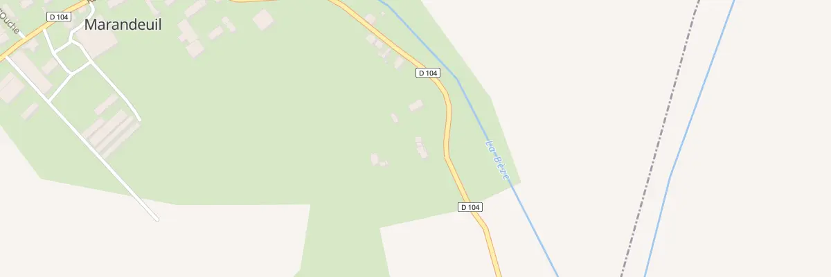 Plan du 12 Rte des Pres Bas à Marandeuil