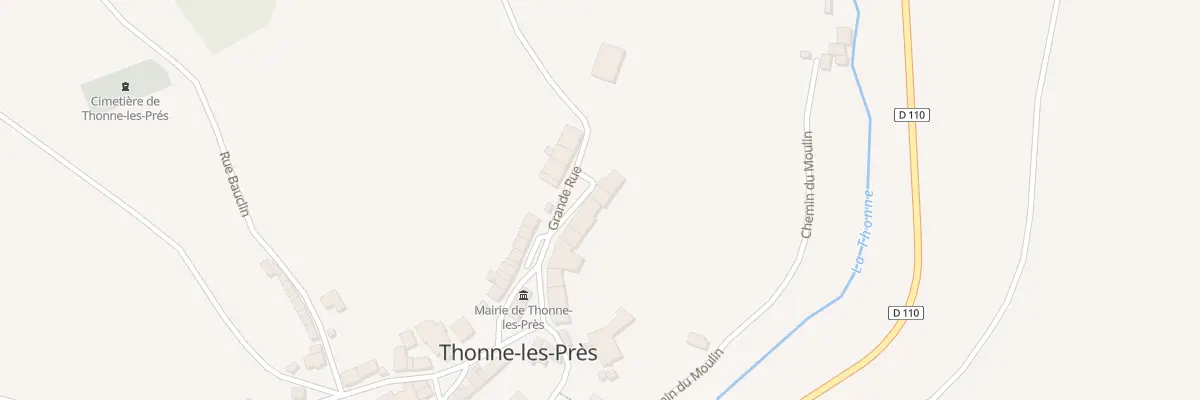 Plan du 36 Gr Grande Rue à Thonne-les-Près