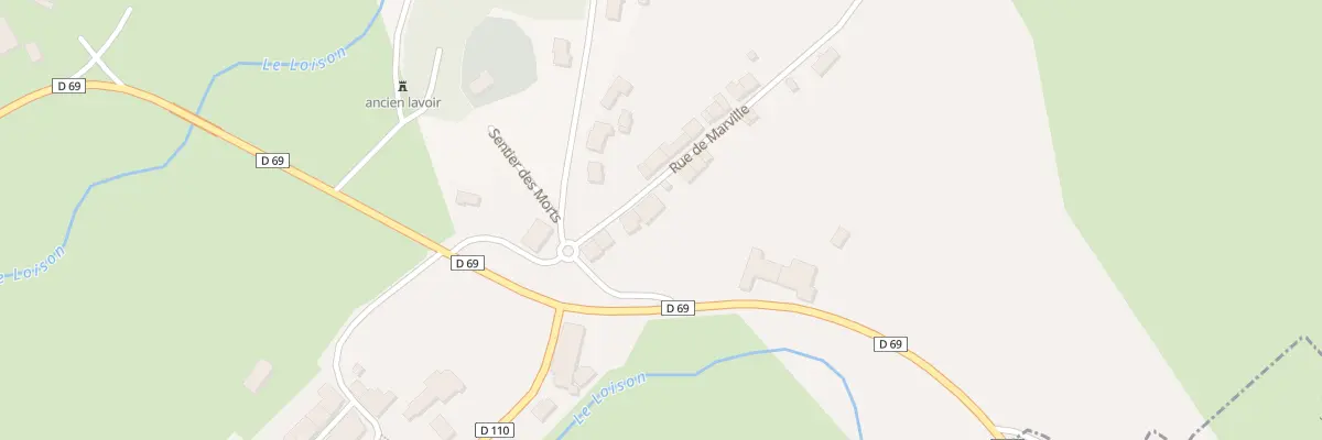 Plan du 6 Rue de Marville à Louppy-sur-Loison