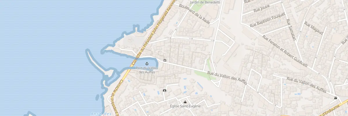 Plan du 128 Rue du vallon des auffes à Marseille 7e Arrondissement