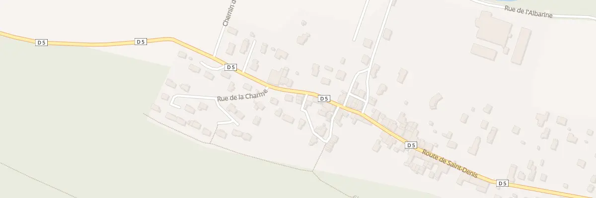 Plan du 160 Rue de la Verne à Bettant