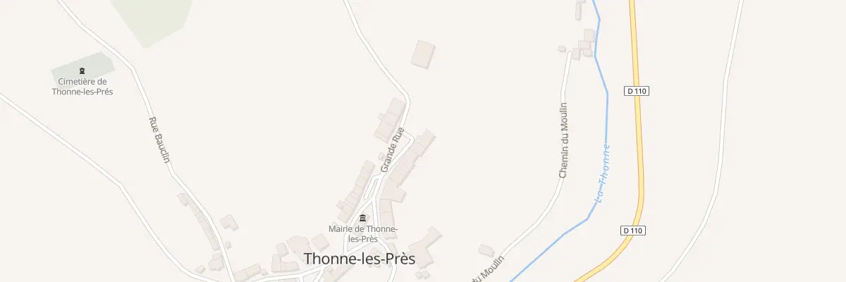 Plan du 38 Gr Grande Rue à Thonne-les-Près