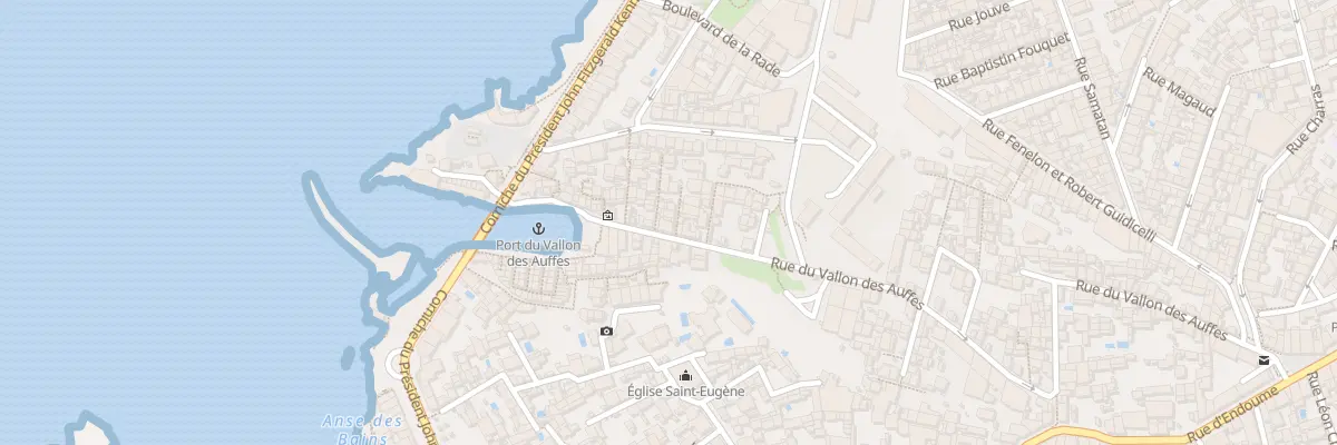 Plan du 122 Rue du vallon des auffes à Marseille 7e Arrondissement