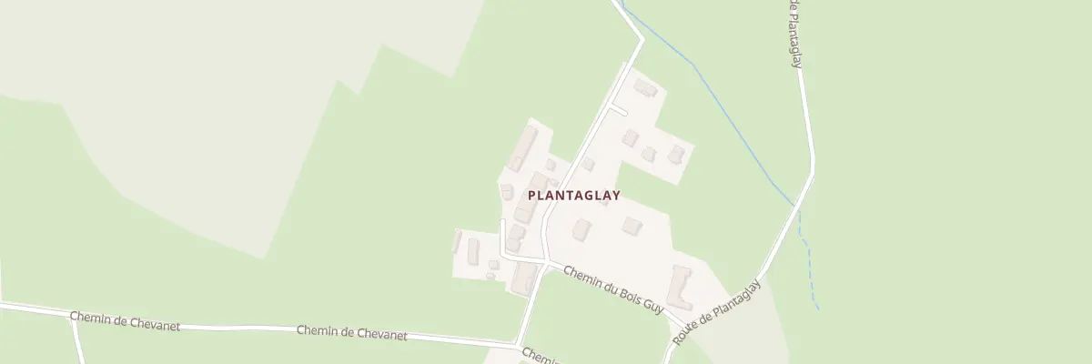 Plan du 5508 Plantaglay à Meillonnas