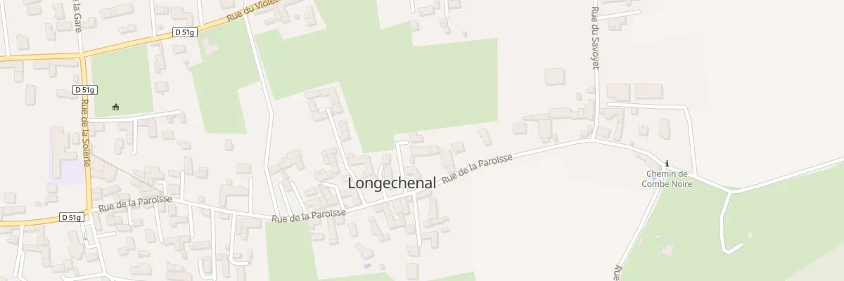 Plan du 405 Rue de la Paroisse à Longechenal