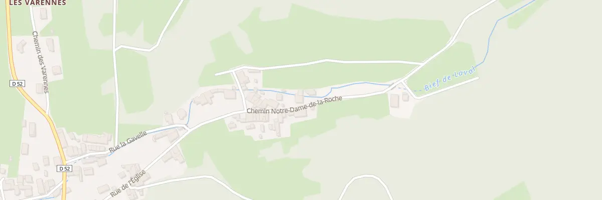 Plan du 195 Che Notre Dame de la Roche à Salavre