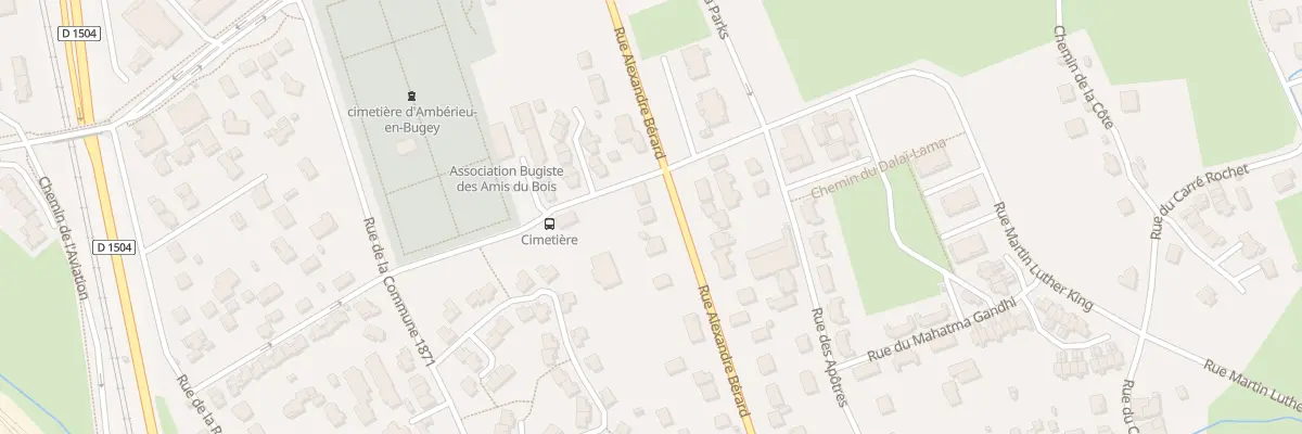 Plan du 197 Rue Alexandre Bérard à Ambérieu-en-Bugey