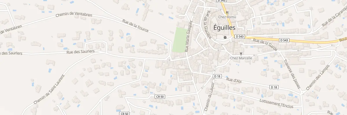 Plan du 8 Rue des Sauriers à Éguilles