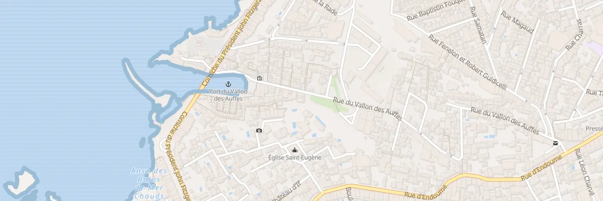 Plan du 113 Rue du vallon des auffes à Marseille 7e Arrondissement