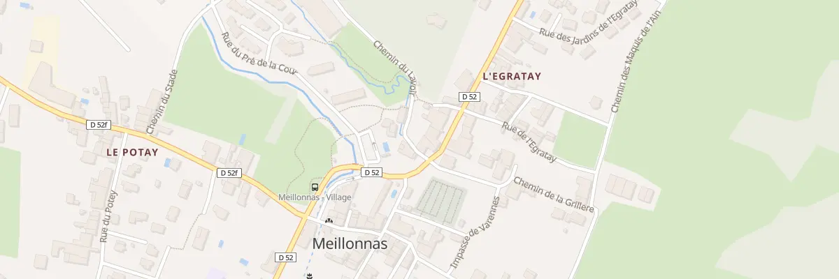 Plan du 5025 L’Egratay à Meillonnas
