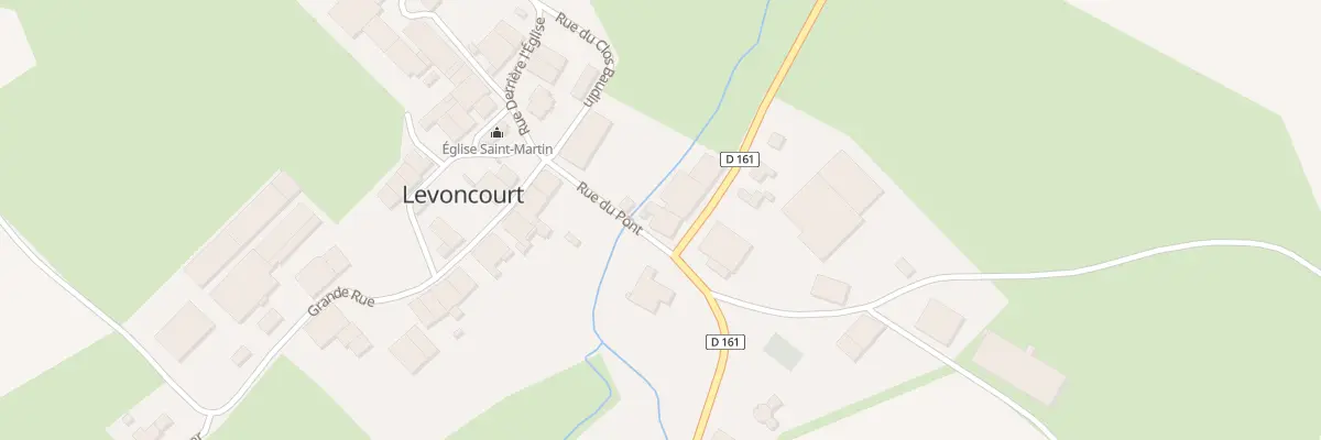 Plan du 5 Rue Derriere le Pont à Levoncourt