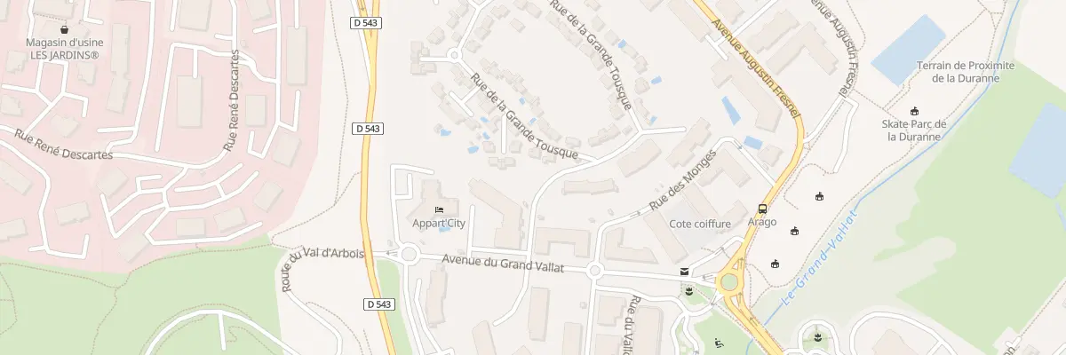 Plan du 55 Rue de la Grande tousque à Aix-en-Provence