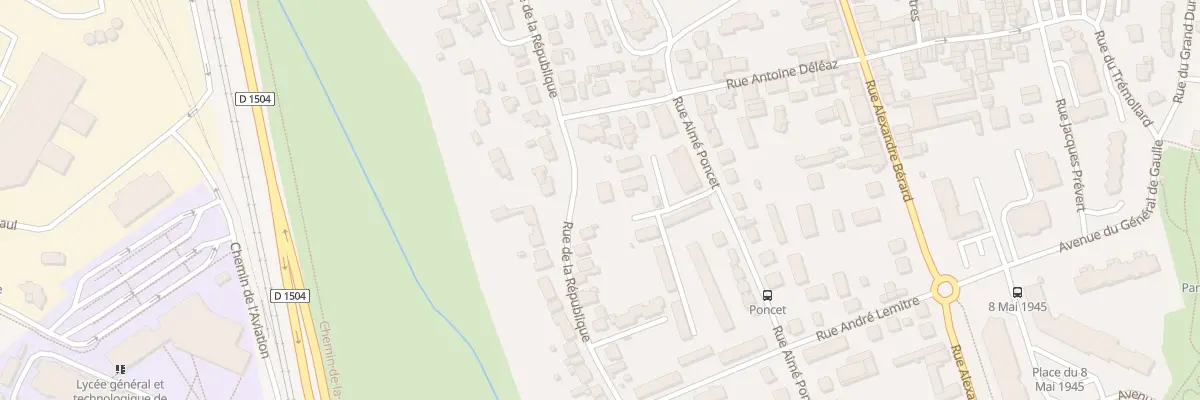 Plan du 106B Rue de la République à Ambérieu-en-Bugey
