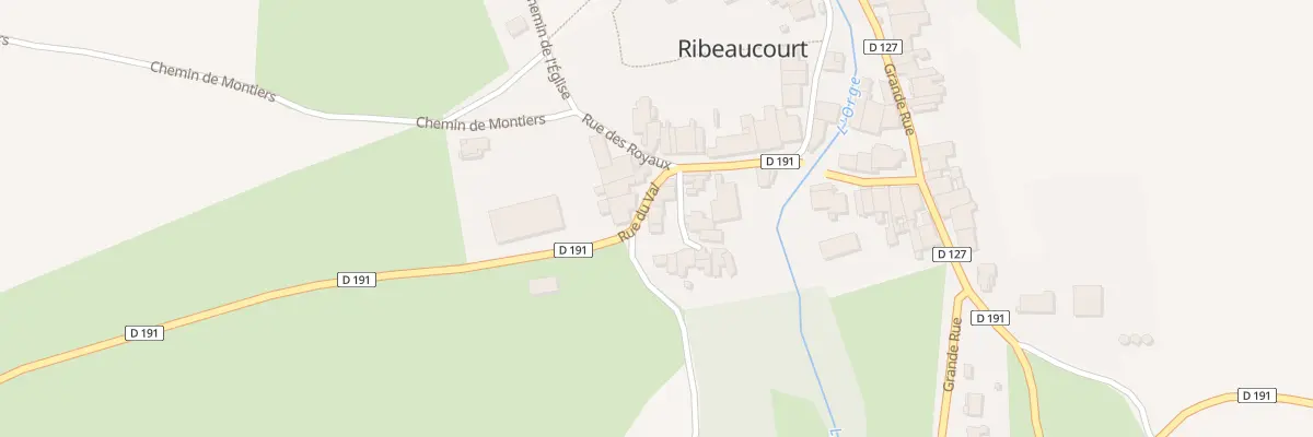 Plan du 1 Rue du Val à Ribeaucourt