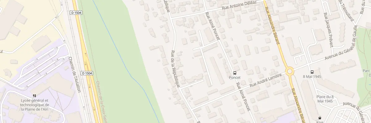 Plan du 98 Rue de la République à Ambérieu-en-Bugey
