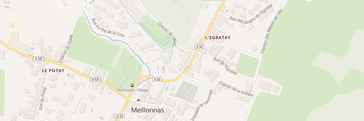 Plan du 5027 L’Egratay à Meillonnas