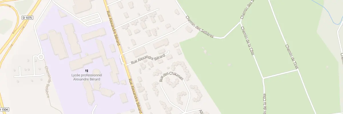 Plan du 9148 Rue Alexandre Bérard à Ambérieu-en-Bugey