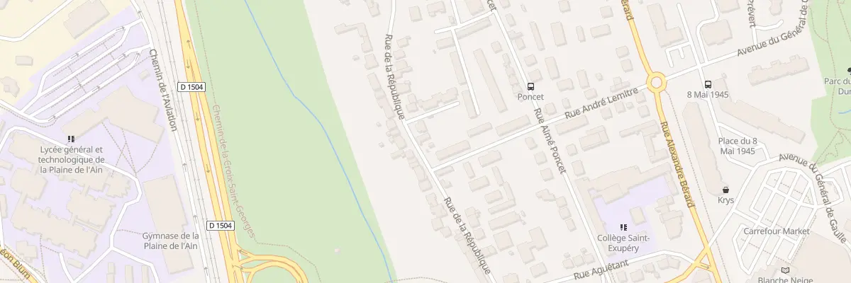 Plan du 82 Rue de la République à Ambérieu-en-Bugey