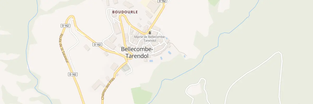 Plan du 5019 Le Village à Bellecombe-Tarendol