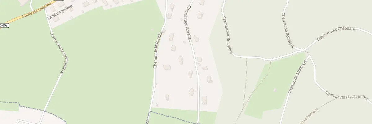 Plan du 396 Che des Gorelles à Vaux-en-Bugey
