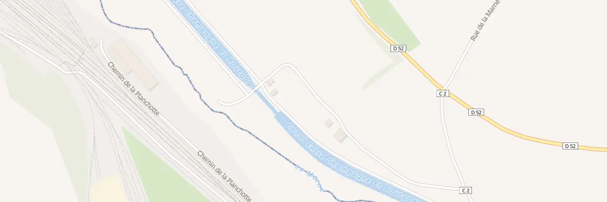 Plan du 9002 La Planchotte à Peigney