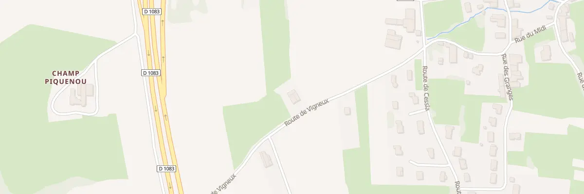 Plan du 220 Rte de Vigneux aux Trois-Châteaux