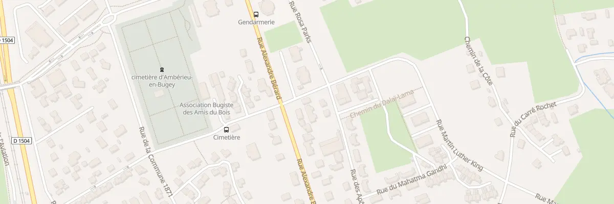 Plan du 178 Rue Alexandre Bérard à Ambérieu-en-Bugey