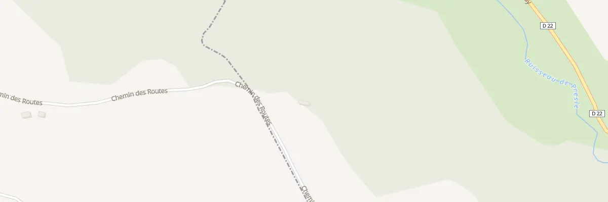 Plan du 596 Che des Routes à Serre-Nerpol