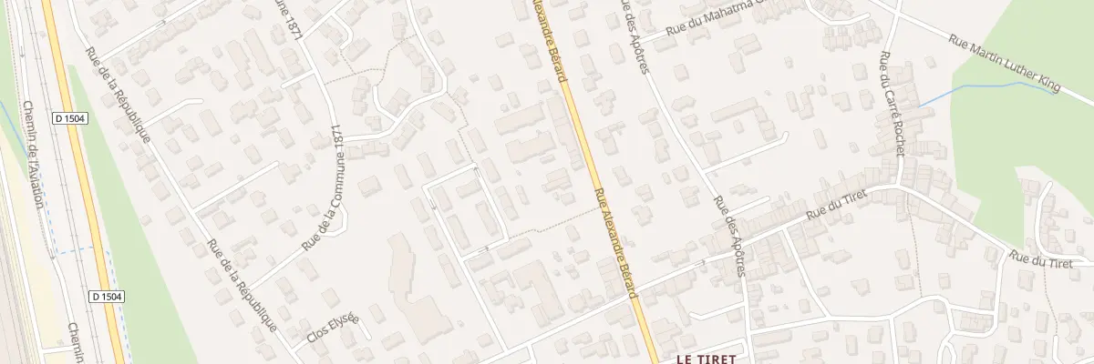 Plan du 171T Rue Alexandre Bérard à Ambérieu-en-Bugey