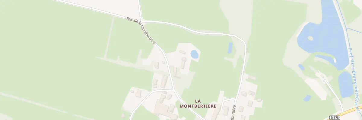Plan du 708 Ham de la Montbertière au Fay