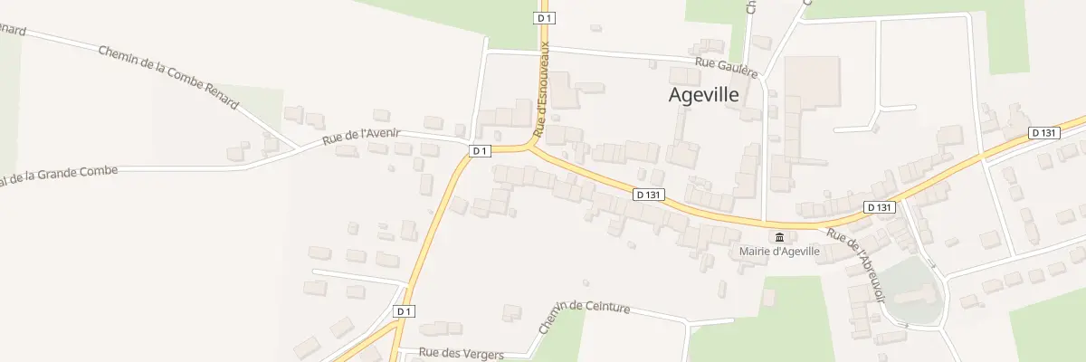Plan du 33 Gr Grande Rue à Ageville