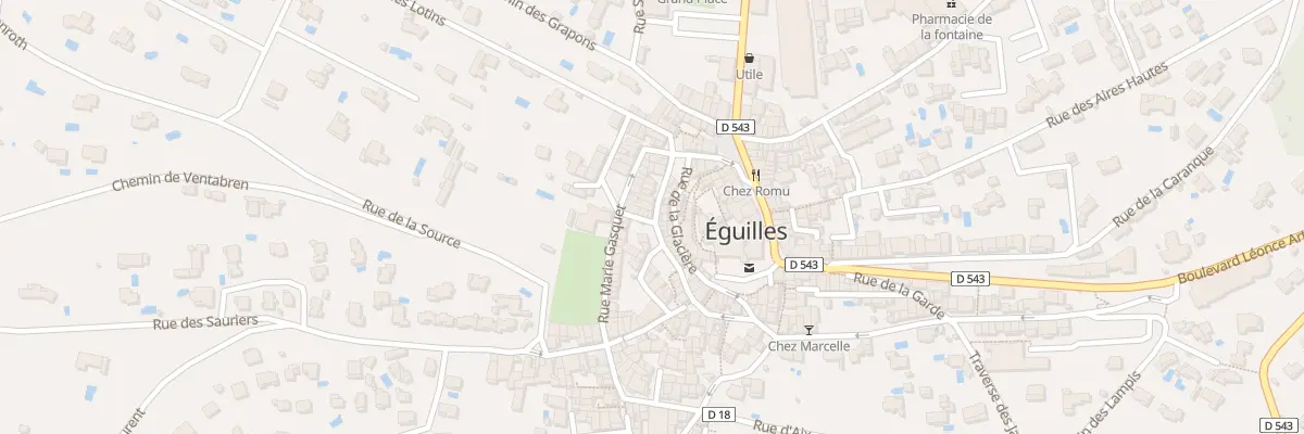 Plan du 12 Rue de la Treille à Éguilles