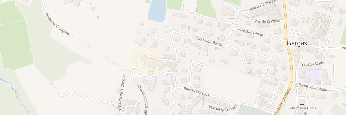 Plan du 5439 Les Vieux Sauvans à Gargas