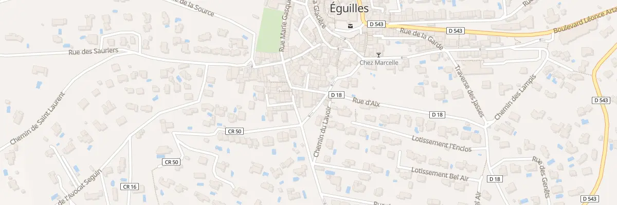 Plan du 12 Rue d’Aix à Éguilles