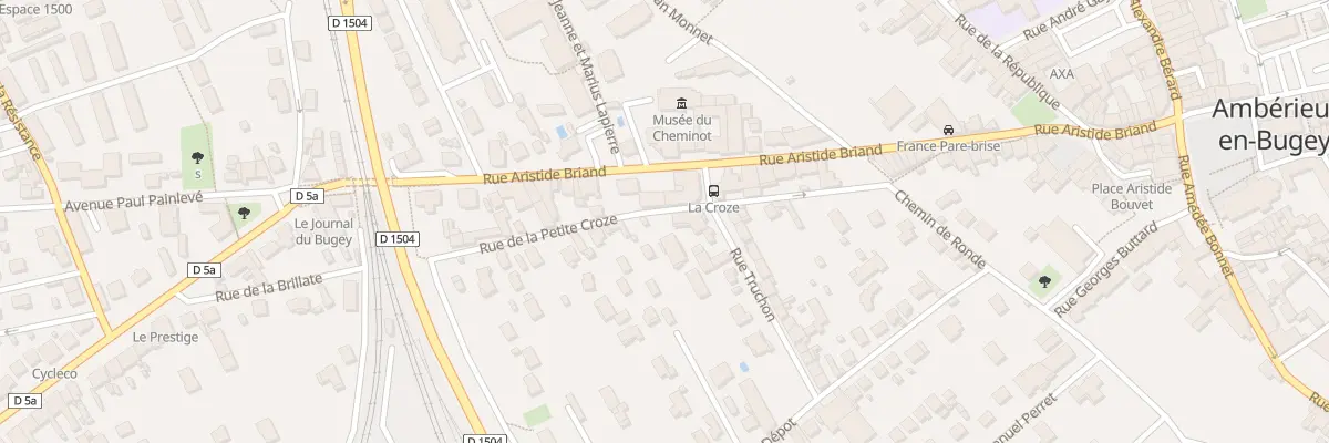 Plan du 2 Rue Truchon à Ambérieu-en-Bugey