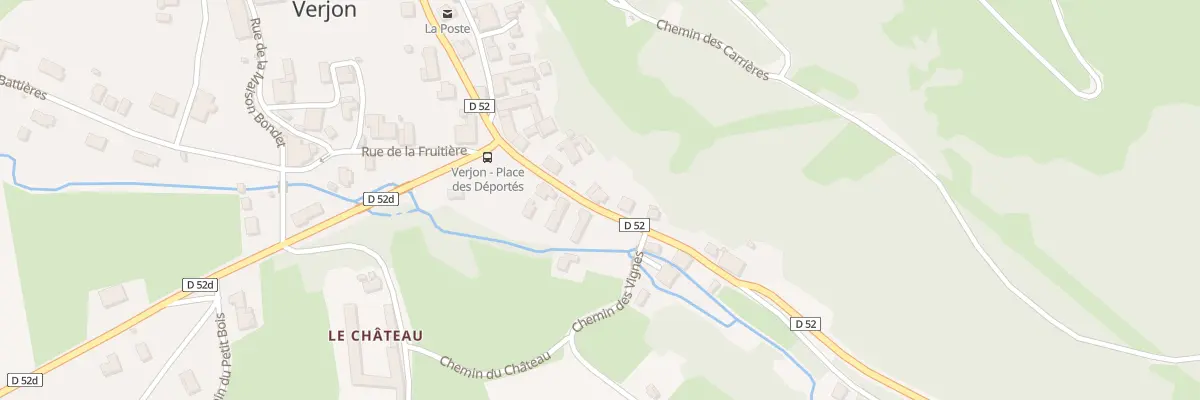 Plan du 94 Rue du Dauphin à Verjon