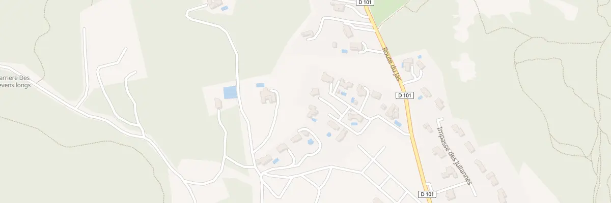 Plan du 93 Che des Bassins à Gargas